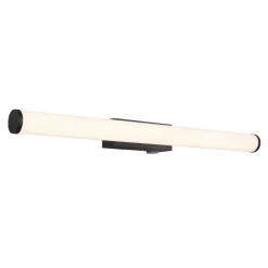 Mattimo LED-væglampe, bredde 60 cm, sort, afbryder