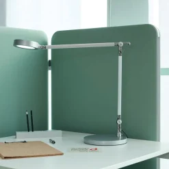 MAULgrace LED-bordlampe, sølvfarvet, 37 cm, dæmpbar, CCT