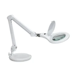 MAULmakro LED arbejdslampe, hvid, 46 cm, stativ