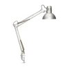 MAULstudy klemmelampe, sølvfarvet, højde 44 cm, metal