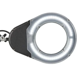 MAULviso LED-forstørrelseslys, sort, højde 50 cm, klemme