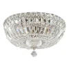Maytoni Basfor loftlampe, nikkelfarvet, Ø 30 cm, 3 x E14