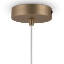 Maytoni Basic form pendel, hvid/guld, 1-lys.