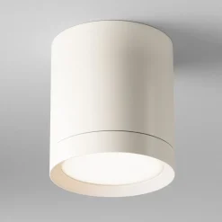 Maytoni downlight Hoop, hvid, højde 10 cm, Ø 8,5 cm, aluminium GX53