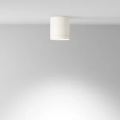 Maytoni downlight Hoop, hvid, højde 10 cm, Ø 8,5 cm, aluminium GX53