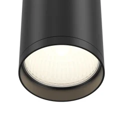 Maytoni Focus downlight, sort, Ø 5,2 cm, aluminium, GU10