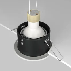 Maytoni forsænket loftlampe Zoom hvid Ø 8,5 cm aluminium IP65 GU10