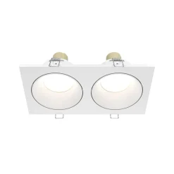 Maytoni forsænket loftlampe Zoom hvid 17 x 9 cm 2 lyskilder IP65