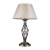 Maytoni Grace bordlampe, 1 lyskilde, messing/beige