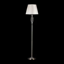 Maytoni Grace gulvlampe, 1 lyskilde, messing/beige