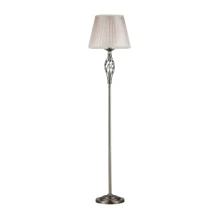 Maytoni Grace gulvlampe, 1 lyskilde, messing/beige