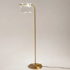 Maytoni gulvlampe Cabaret, messing, højde 126,5 cm