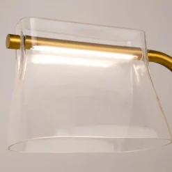 Maytoni gulvlampe Cabaret, messing, højde 126,5 cm