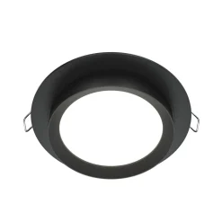 Maytoni Hoop indbygningslampe, rund, sort