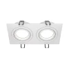 Maytoni indbygningslampe Atom, hvid, 2 lyskilder, 17,5 x 9,2 cm