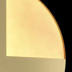 Maytoni Jupiter LED-væglampe, guld, Ø 25cm