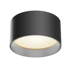 Maytoni LED-downlight Vega, sort, Ø 14 cm, 15W, aluminium