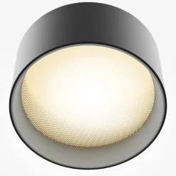 Maytoni LED-downlight Vega, sort, Ø 14 cm, 15W, aluminium