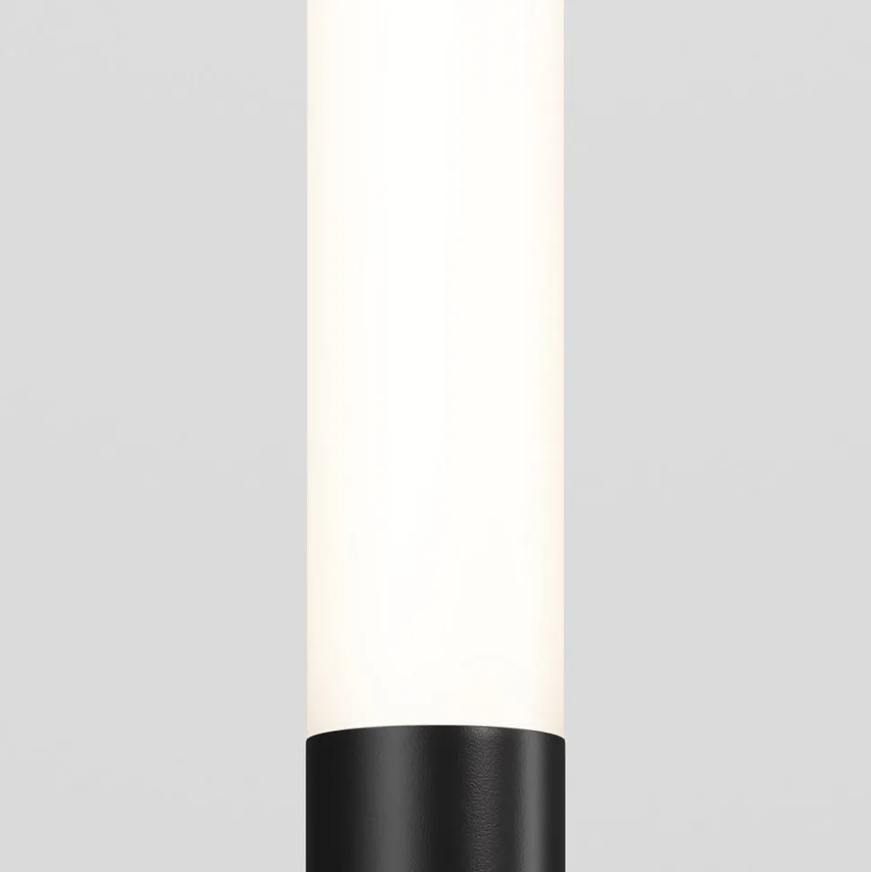 Maytoni LED-gadelampe Flare, 59 cm, jordspyd, grafit, IP65