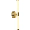 Maytoni LED-væglampe Axis, guldfarvet, højde 35,6 cm
