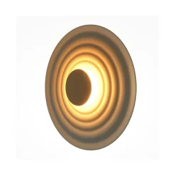 Maytoni LED-væglampe Nami, grøn-beige, Ø 40 cm, aluminium