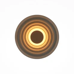Maytoni LED-væglampe Nami, grøn-beige, Ø 40 cm, aluminium