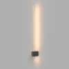 Maytoni LED-væglampe Pars, 62,3 cm, sort/guld, aluminium