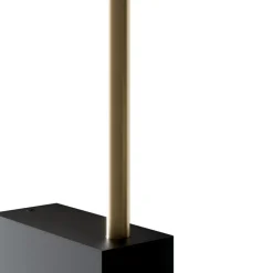 Maytoni LED-væglampe Pars, 62,3 cm, sort/guld, aluminium