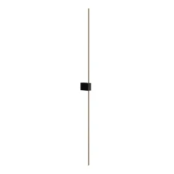 Maytoni LED-væglampe Pars, 105 cm, sort/guld, aluminium
