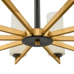 Maytoni lysekrone Fortano, 10 lyskilder, glas, E27