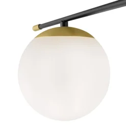 Maytoni Nostalgia loftlampe, 6 lyskilder, glas