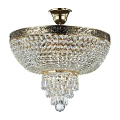 Maytoni Palace lysekrone med krystalskærm