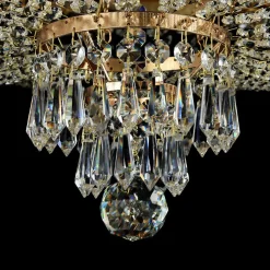 Maytoni Palace lysekrone med krystalskærm