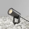 Maytoni Scope spot med jordspyd, sort, aluminium, IP65