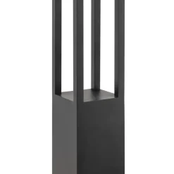 Maytoni udendørslampe Elbe, højde 200 cm, grafitfarvet