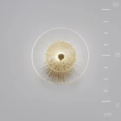 Maytoni væglampe Aster, glas, Ø 28 cm, 1 x E14