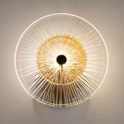 Maytoni væglampe Aster, glas, Ø 28 cm, 1 x E14