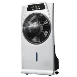 Med luftfugter - gulvventilator Cascata