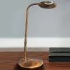 Med lysdæmper – LED-bordlampe Zenith bronze