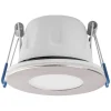 MEGAMAN LED-indbygningsspot Tego Slim, 4.000 K, nikkel, IP65, 1 stk.