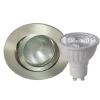 Megatron DecoclicSet indbygn.spot GU10 5,2 W jern