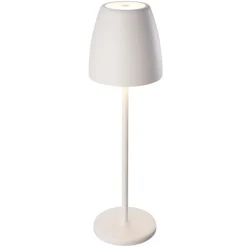Megatron Tavola LED-batteribordlampe, hvid