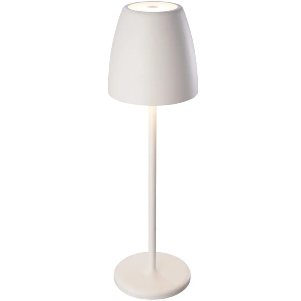 Megatron Tavola LED-batteribordlampe, hvid