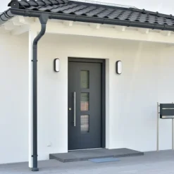 MEGATRON udendørs LED-væglampe Zella Neo XL Sensor sort IP54
