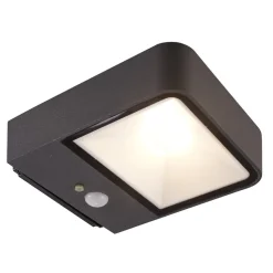 Megatron Wandia LED-solcellevæglampe, sensor
