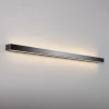 Mera LED-væglampe, bredde 120 cm, sort, 3000K