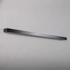Mera LED-væglampe, bredde 120 cm, sort, 3000K