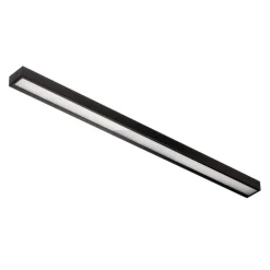 Mera LED-væglampe, bredde 120 cm, sort, 3000K