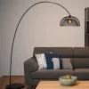 Mesh gulvlampe, sort, buelampe