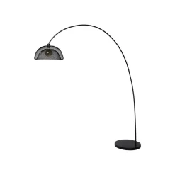 Mesh gulvlampe, sort, buelampe